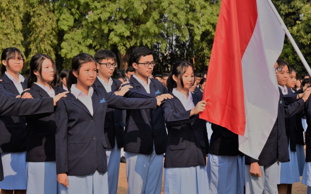 Peringatan Hari Pahlawan Sekaligus Pelantikan Pengurus OSIS dan MPK SMK Damos