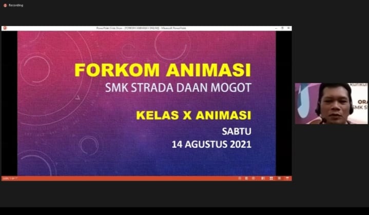 Jalin Komunikasi, Damos Selenggarakan Forkom Virtual