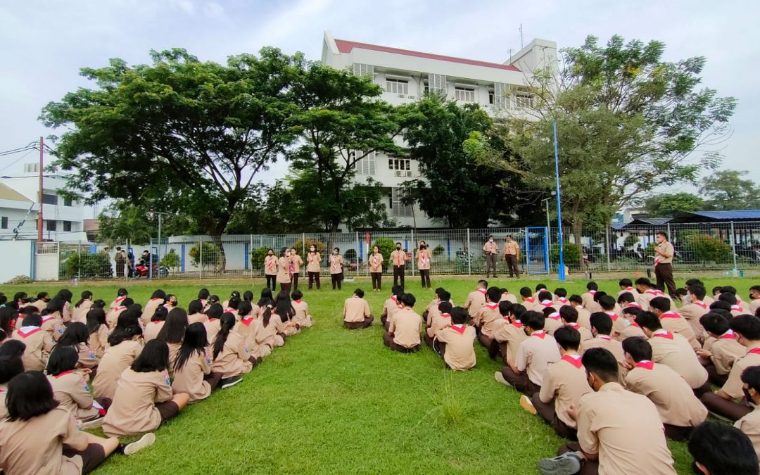 Damosian Antusias Sambut Tamu Ambalan