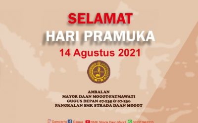 DAMOS GELAR APEL VIRTUAL PERINGATI HARI PRAMUKA